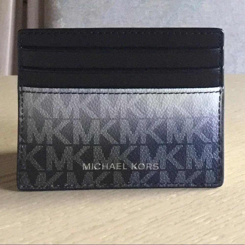 Michael Kors Cooper Black Multi Card Holder Case